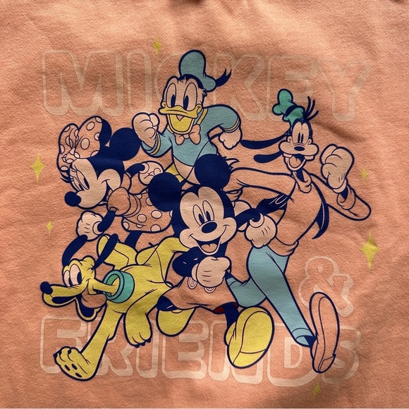 Disney Mickey & Co. Mickey & Friends Fab 5 Crew Neck Pullover Sweatshirt XXS - Picture 2 of 8